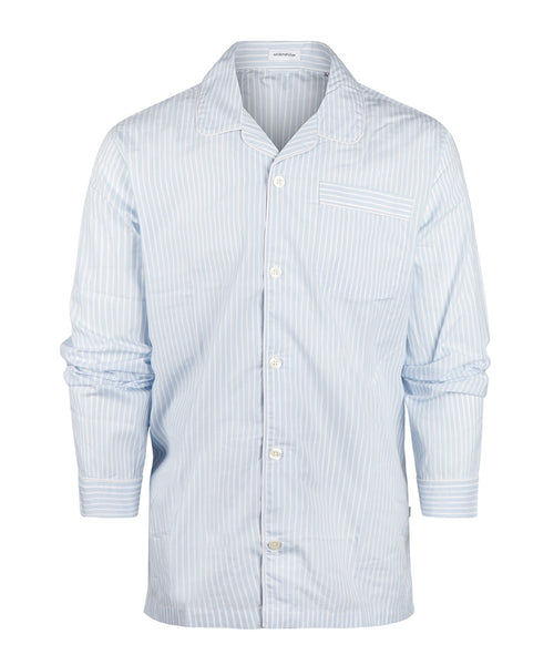 Pyjama set klassiek gestreept | Blauw