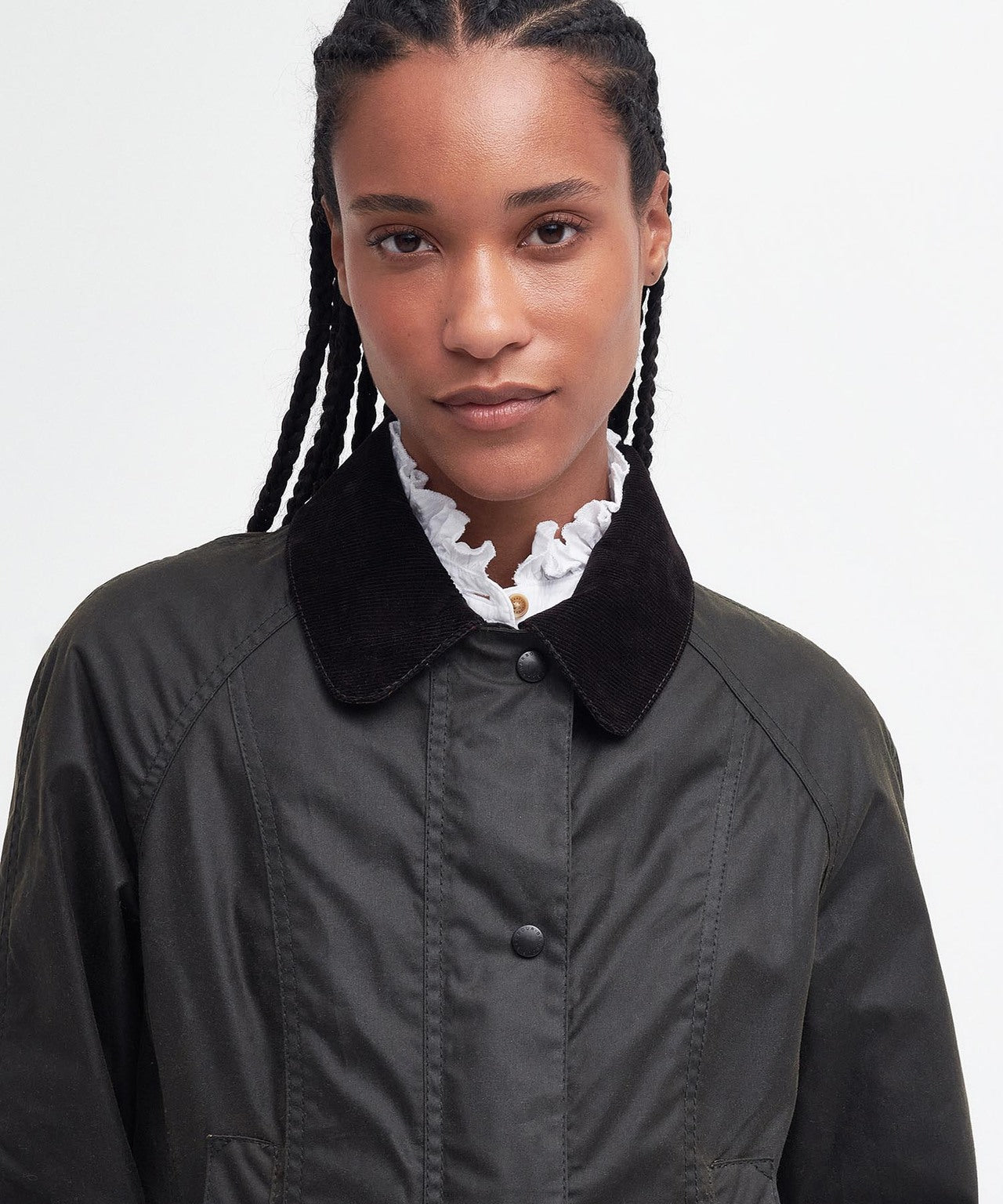 Barbour Classic Beadnell Wachsjacke für Damen | Oliv