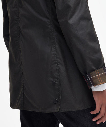 Barbour Classic Beadnell Wachsjacke für Damen | Oliv