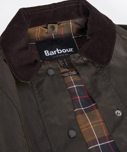 Barbour Classic Beadnell Wachsjacke für Damen | Oliv