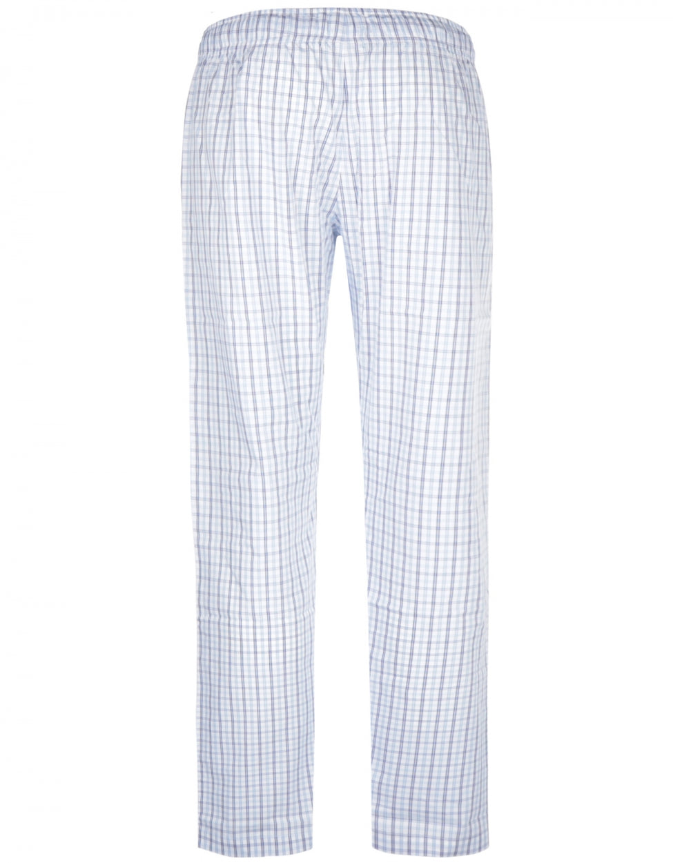 Lange Baumwoll-Pyjamahose | Blau