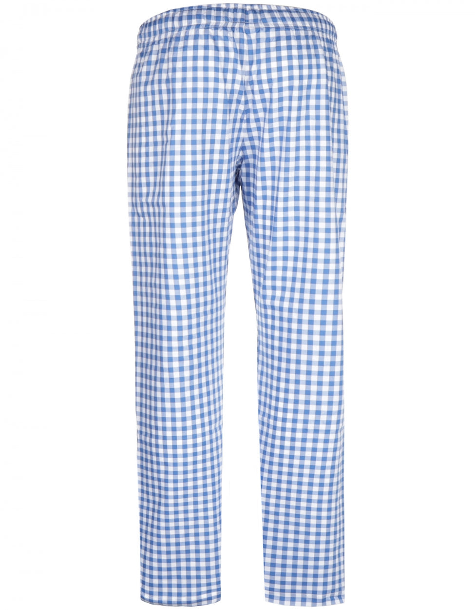 Lange Baumwollpyjamahose | Blau