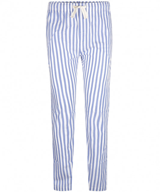 Lange Baumwollpyjamahose | Blau
