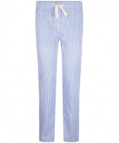 Lange Baumwollpyjamahose | Blau