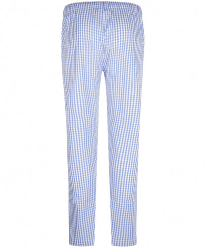 Lange Baumwollpyjamahose | Blau