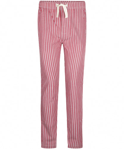 Lange Baumwollpyjamahose | Rot