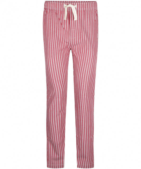 Lange Baumwollpyjamahose | Rot