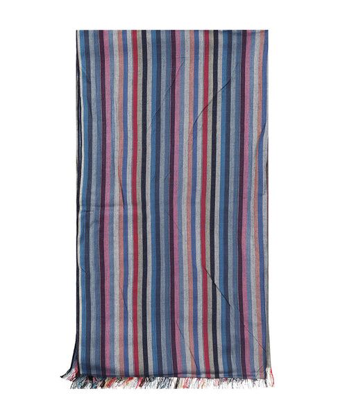 Striped Scarf | Blue