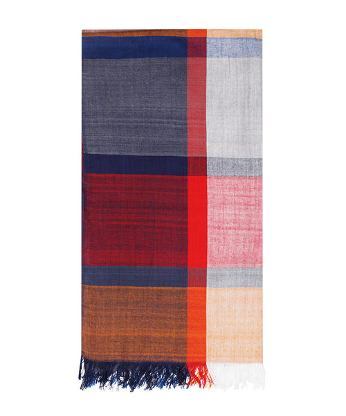 Striped Scarf | Blue