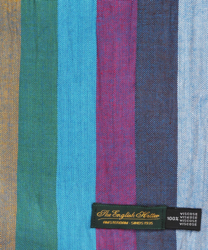 Streep sjaal | Blauw Pastel Multi Streep