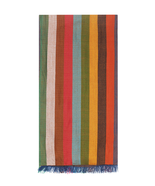 Streep Sjaal | Bruin