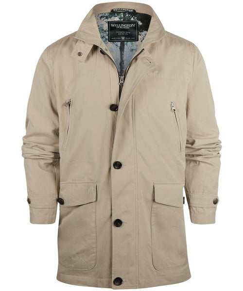 Halflange jas Renfield | Bruin