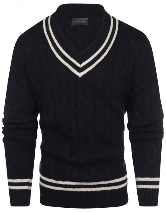 Cricket Pullover v-neck | Navy Blue