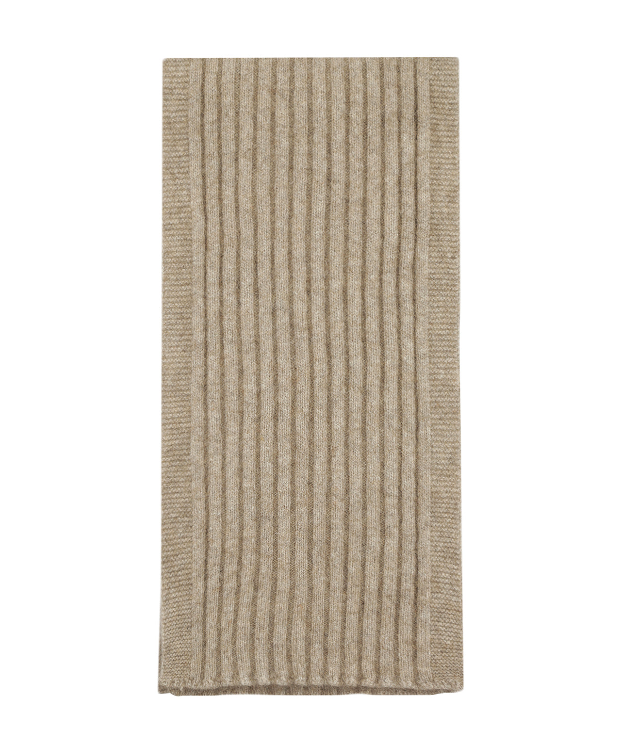 Rib Scarf 165X16 | Beige