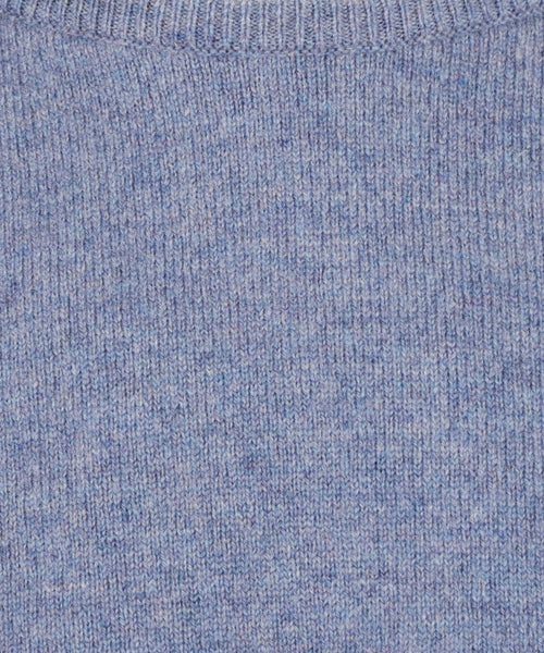 William Lockie Round Neck Lambswool *Sale* | Blue Lovat