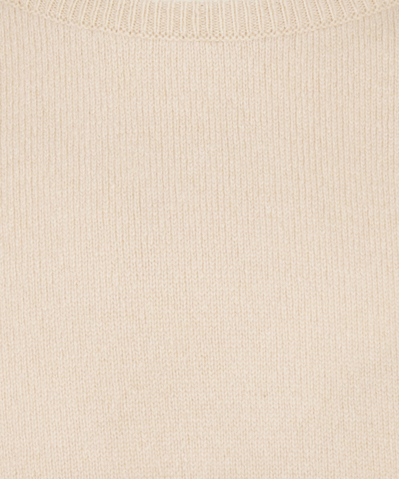William Lockie Round Neck Lambswool *Sale* | Beige