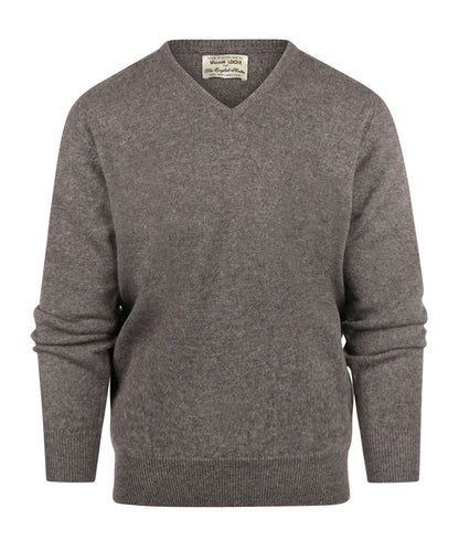 Pullover mit V-Ausschnitt aus Lammwolle *Sale* | Birch