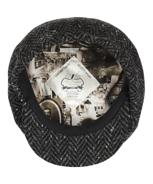 Tweed Balloon Cap | Grey