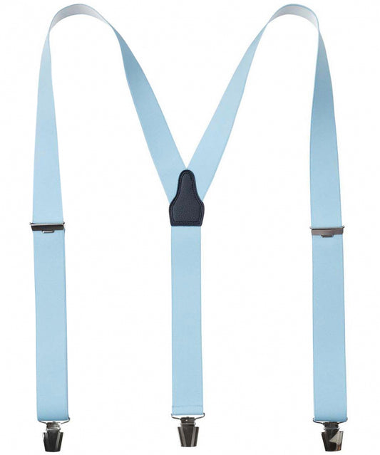Elastische Hosenträger mit Clips | Blau