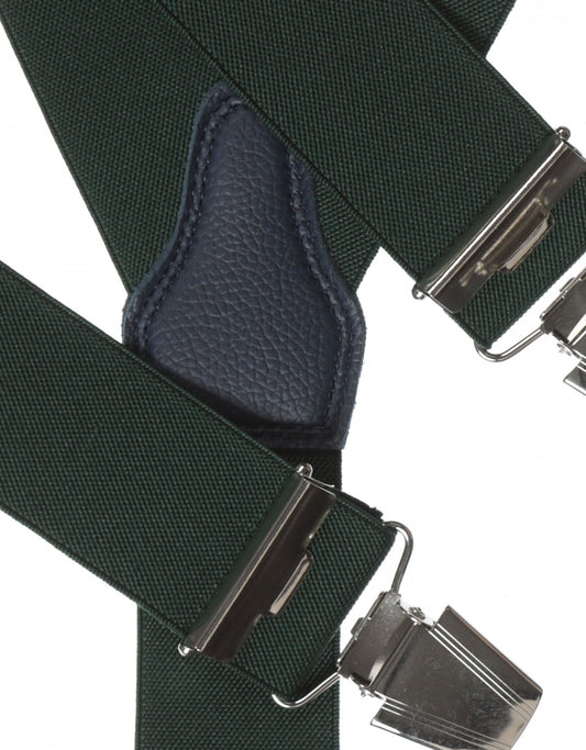 Elastische Hosenträger mit Clips | Grün