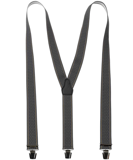 Designer-Hosenträger mit Clips | Schwarz