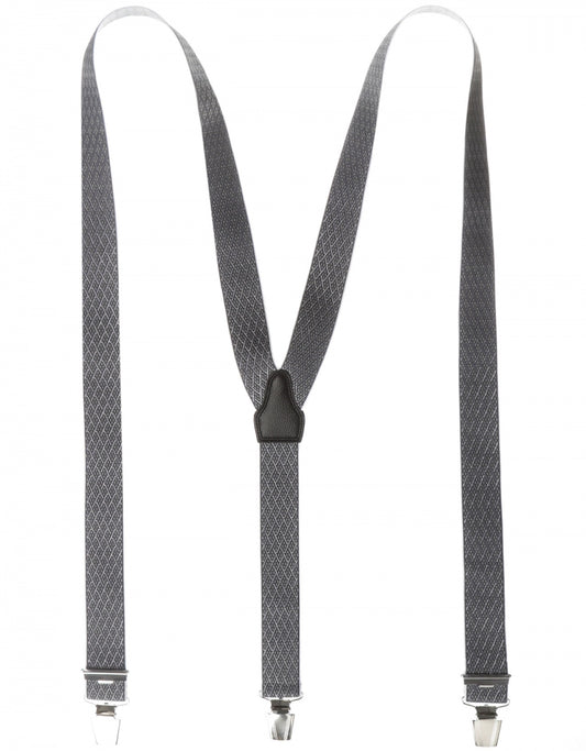 Designer-Hosenträger mit Clips | Grau
