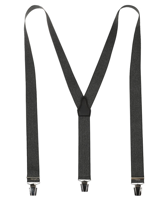 Designer-Hosenträger mit Clips | Grau
