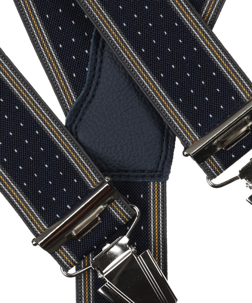 Design suspenders with clips | Blue