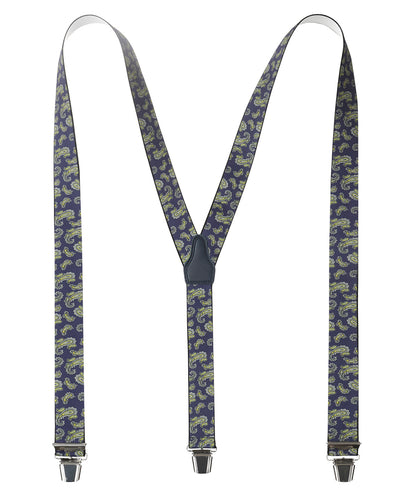 Design suspenders with clips | Blue