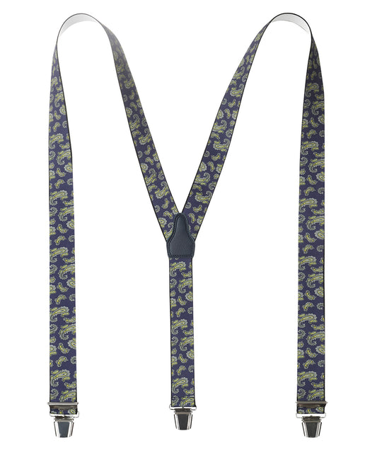 Designer-Hosenträger mit Clips | Blau