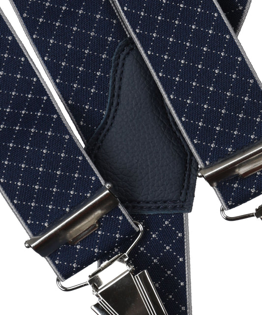Designer-Hosenträger mit Clips | Blau