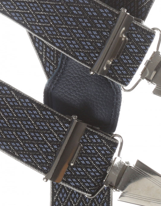 Designer-Hosenträger mit Clips | Blau