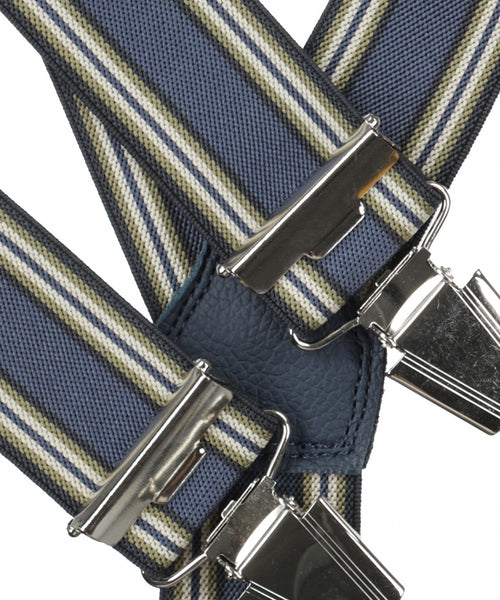 Design suspenders with clips | Blue