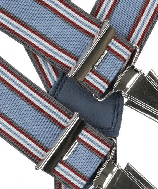 Designer-Hosenträger mit Clips | Blau
