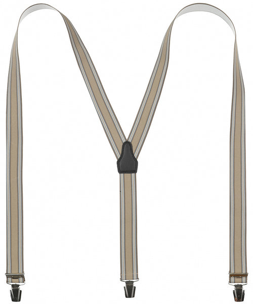 Design suspenders with clips | Brown