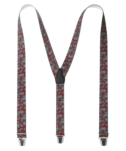 Design suspenders with clips | Red