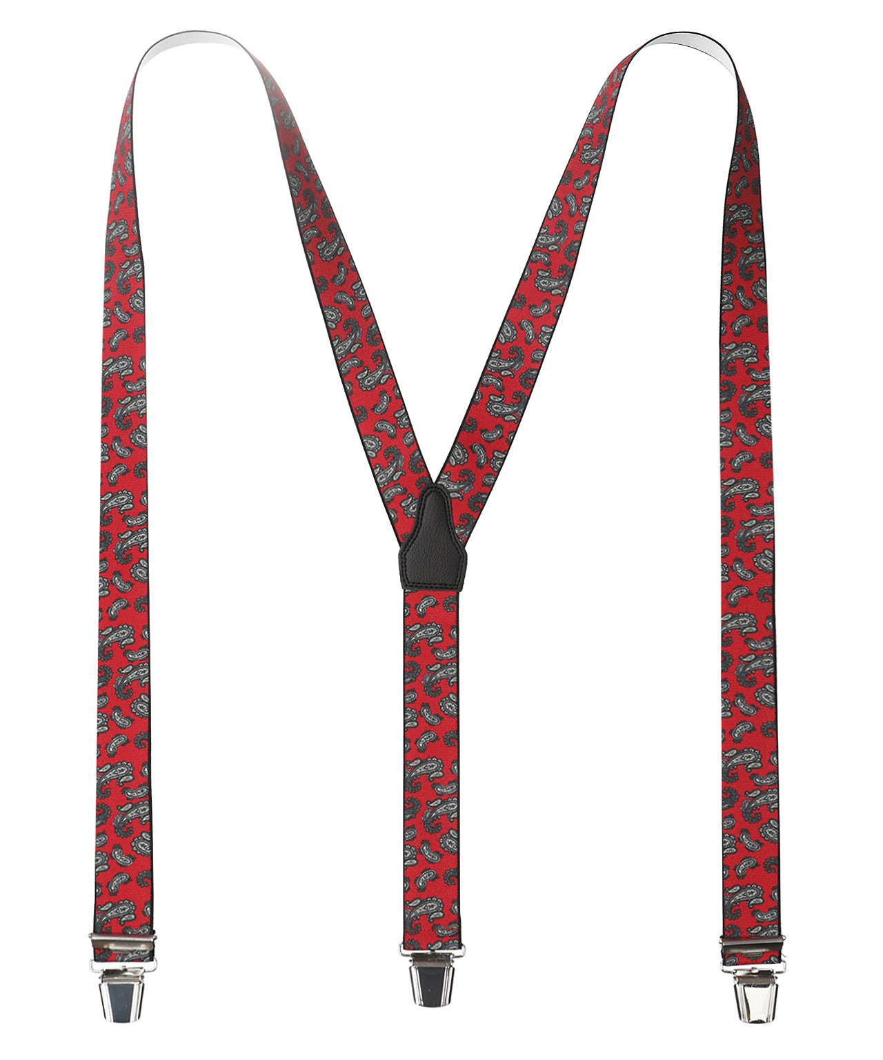 Design suspenders with clips | Red