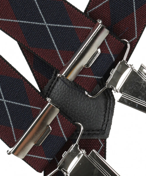 Design suspenders with clips | Red