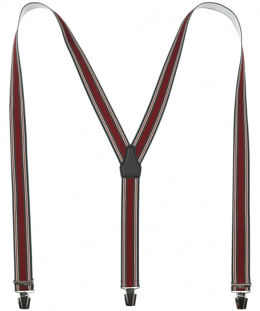 Designer-Hosenträger mit Clips | Rot