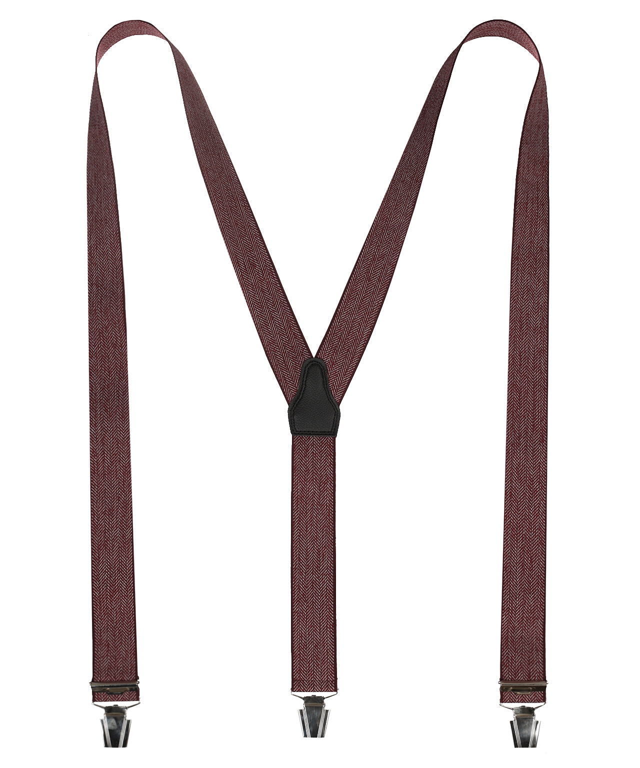Designer-Hosenträger mit Clips | Rot