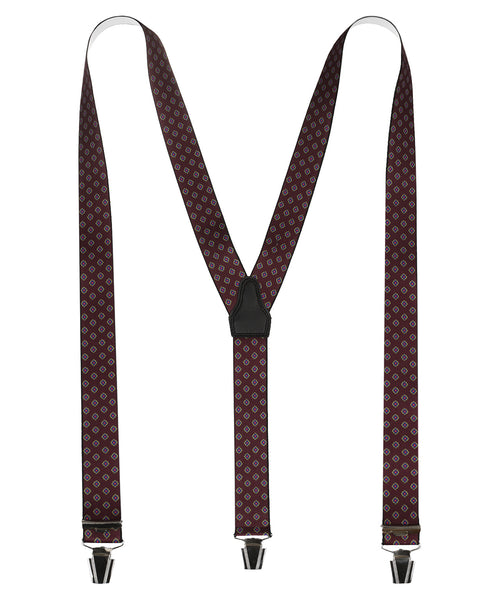 Design suspenders with clips | Red