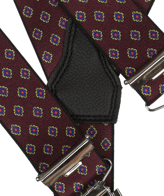 Designer-Hosenträger mit Clips | Rot