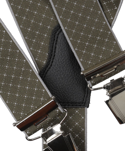 Design suspenders with clips | Green