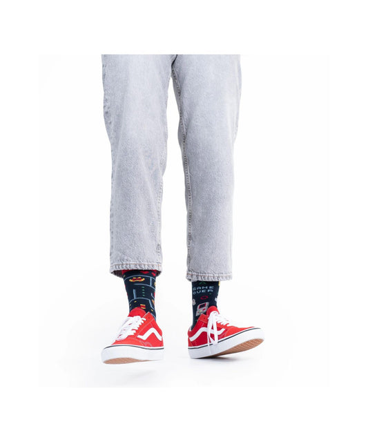 Herrensocken aus Baumwollmischgewebe mit Print | Design