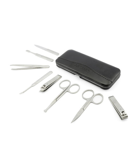Maniküre-Set im Etui | Schwarz