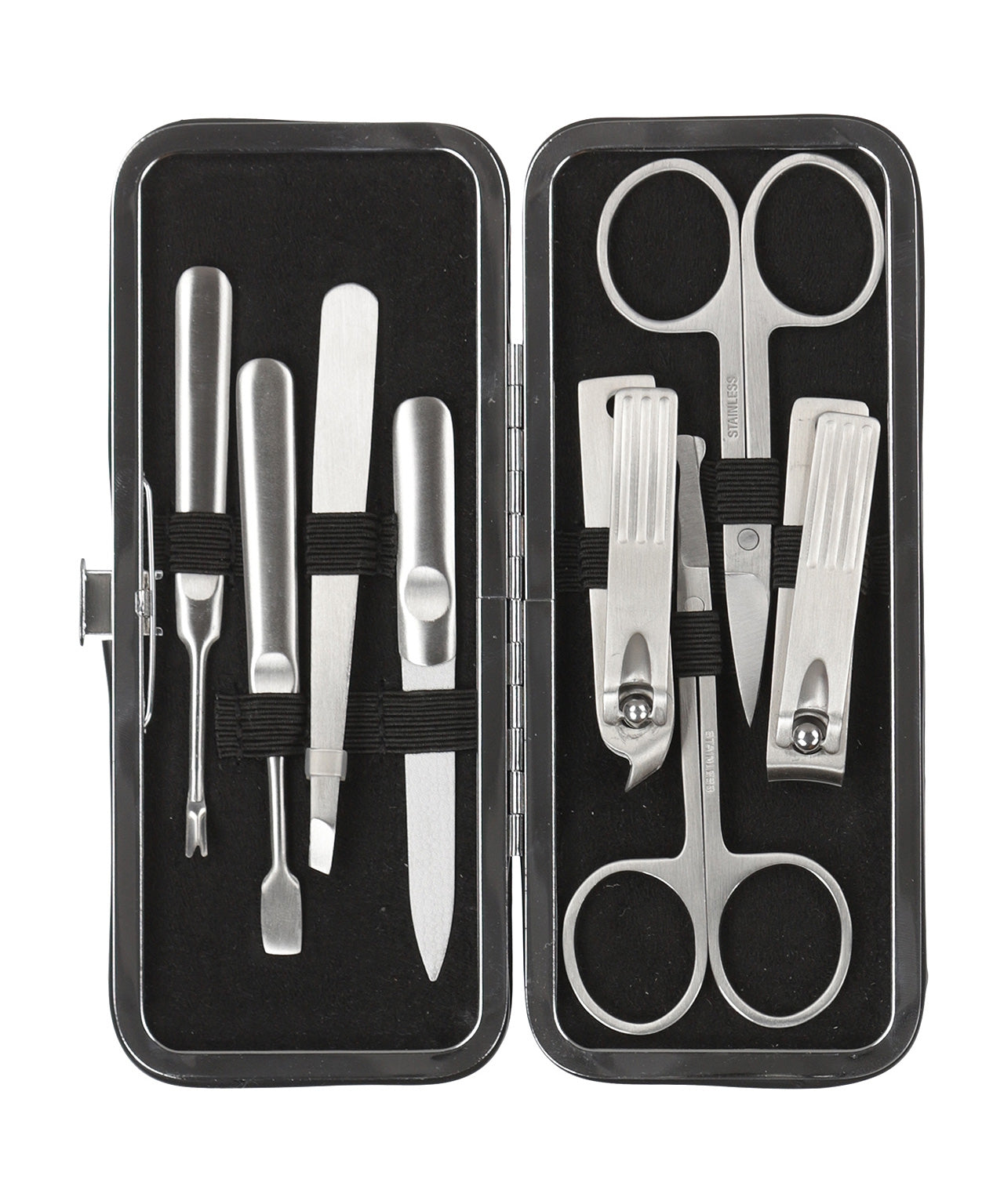 Manicure Set 8pc | Zwart