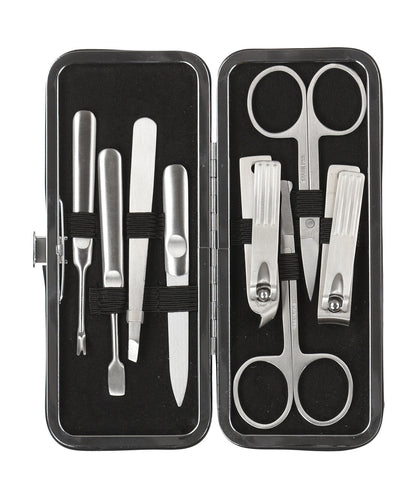 Manicure Set 8pc | Zwart