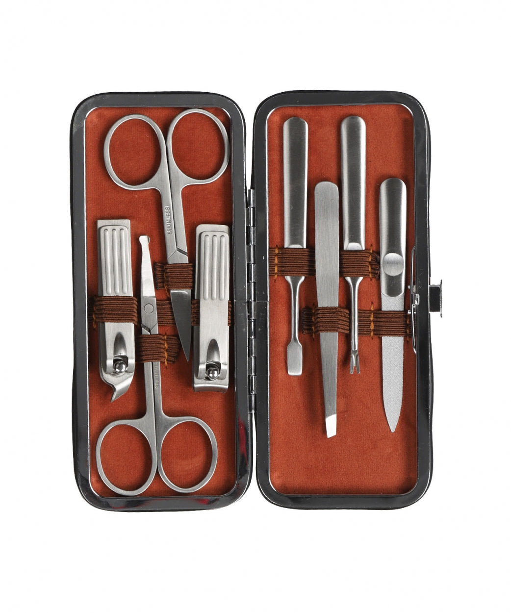 Maniküre-Set im Etui | Braun