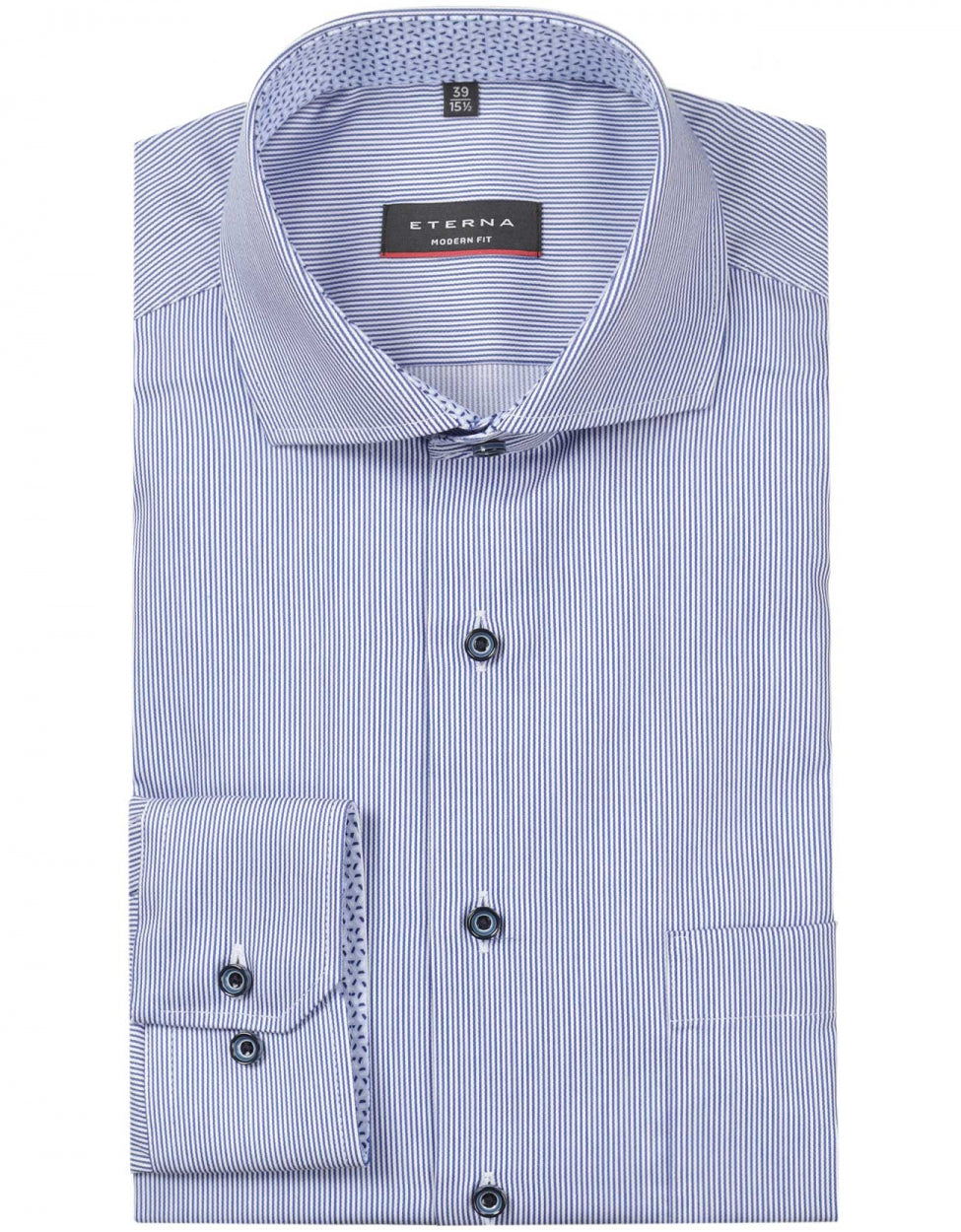 Shirt checked button down | Blue