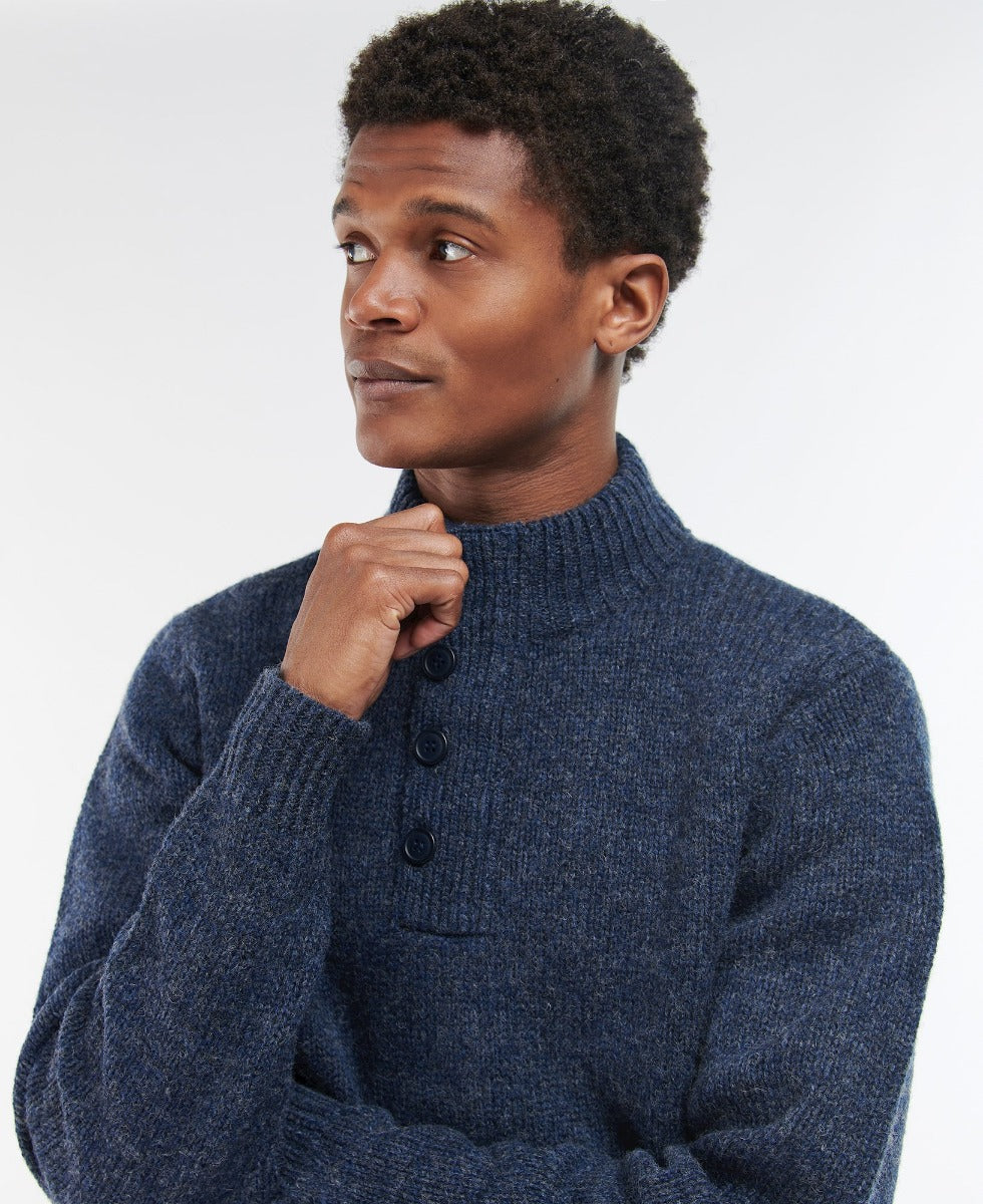 Calder Half Zip Pullover | Blau